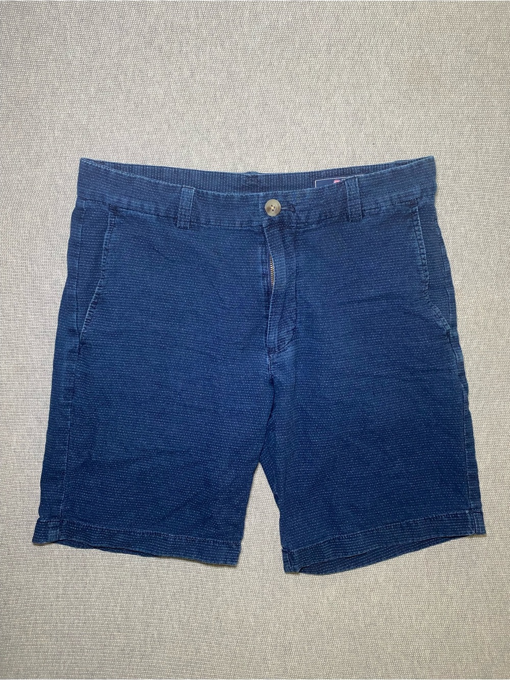 Vineyard Vines Shorts Mens 30 Blue Chino Breaker Casual Cotton Preppy Bottoms